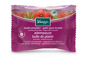 Galet pour le bain Coquelicot Chanvre 80g