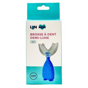 Brosse à dent demi-lune