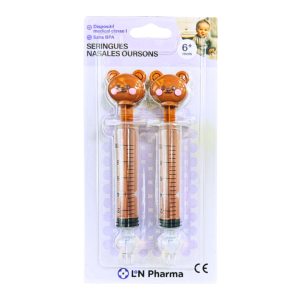 Seringues nasales ourson 10ml - Boite de 2
