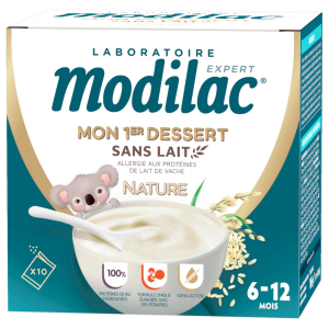 Mon premier dessert sans lait Nature 6-12 mois 186g