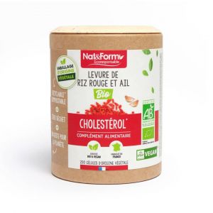 Levure de riz rouge et ail bio Boite de 200 gélules