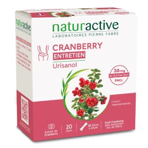 Cranberry urisanol boîte de 20 STiCK