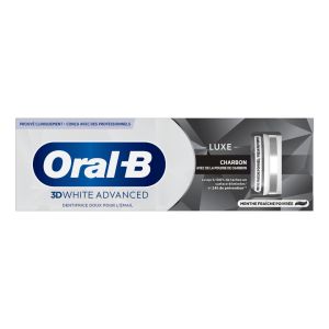 Dentifrice 3D White Advanced Luxe Charbon Tube de 75 ml