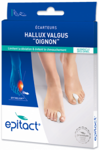 Ecarteur oignon hallux valgus épithélium taille unique boite de 2