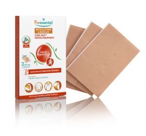 Effet Chauffant Naturel pendant 8 heures - Patchs Chauffants aux 14 Huiles Essentielles - 3 patchs