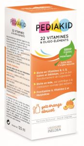 22 Vitamines Oligo sirop abricot-orange 125ml