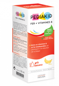 Fer et Vitamine B sirop banane 125ml