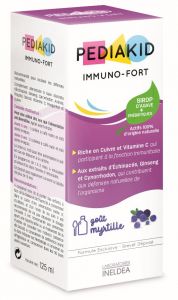 Immu fort sirop goût myrtille 125ml