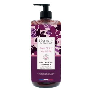 Gel douche rose noire impériale Flacon pompe de 1L