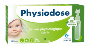 Sérum physiologique unidose en plastique végétal 40x5ml