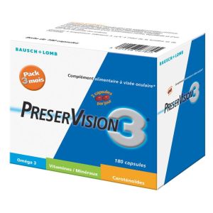 Capsules à visée ophtalmique - Boite de 180 capsules