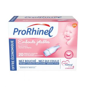 Embouts jetables souples pour mouche bébé boite de 20