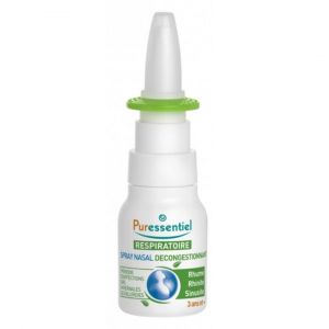 Spray Nasal Décongestionnant - 15 ml - Éclaircit le nez bouché avec une combinaison d'huiles essentielles bio, propolis et échinacée, parfait pour les rhumes et les irritations