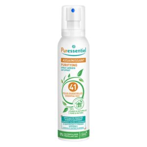Spray Aérien aux 41 Huiles Essentielles - Efficacité prouvée contre les virus, germes et bactéries – Toutes les pièces – Traite la pollution présente dans l’air – 200 ml