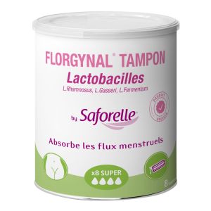 Boite de 8 Tampons lactobacilles SUPER sans applicateur