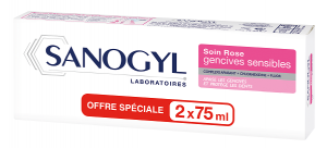 2 dentifrices soin gencives sensibles 2x75ml