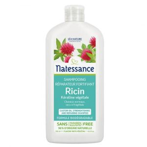 Shampooing réparateur fortifiant Ricin & Kératine végétale Flacon de 500ml