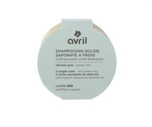 Shampooing solide saponifié à froid Cheveux gras BIO 100g
