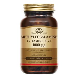 Methylcobalamine Vitamine B12 1000µg 30 comprimés à croquer