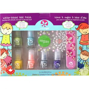 Mini manucure Vegan 6 vernis de 2ml