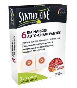 Boite de 6 Recharges auto-chauffantes pour ceinture 