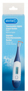 thermomètre digital à embout flexible