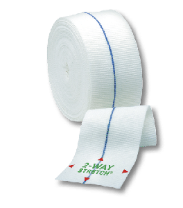 2-Way Stretch 7,5cm x 10m ligne bleue 24 - 40 cm