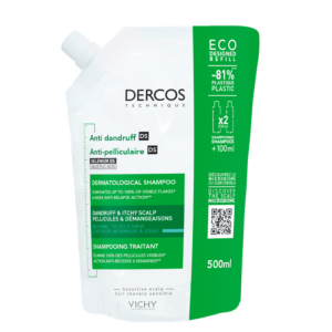 Éco-recharge shampooing antipelliculaire cheveux gras 500ml