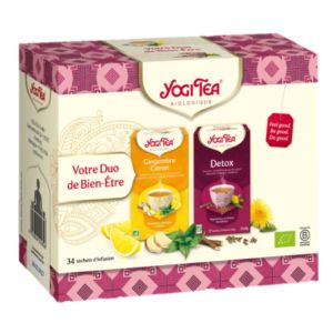 DUO Détox & Gingembre Citron Boite de 34 sachets