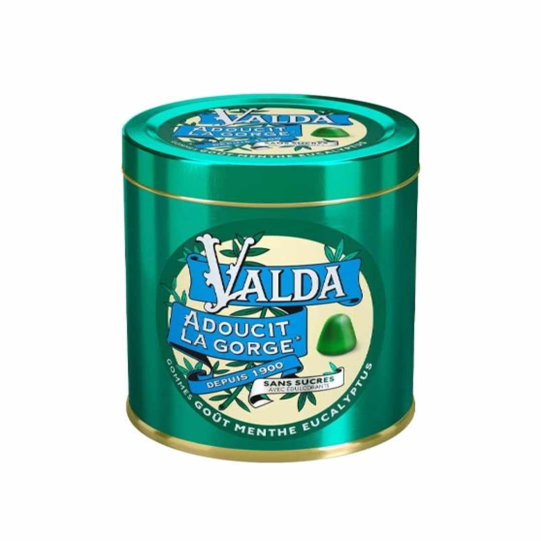 Valda pastilles menthe et eucalyptus sans sucre - gorge irritée