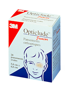 Pansements 3M Opticlude pour enfant (Boîte de 20)