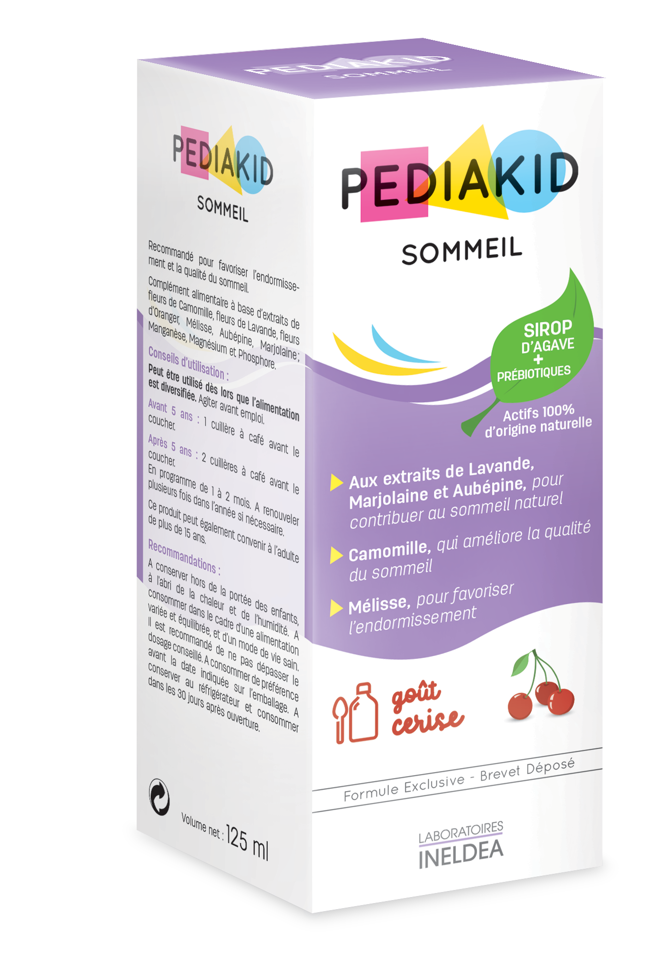 Sommeil sirop goût cerise 125ml - Pharmazon