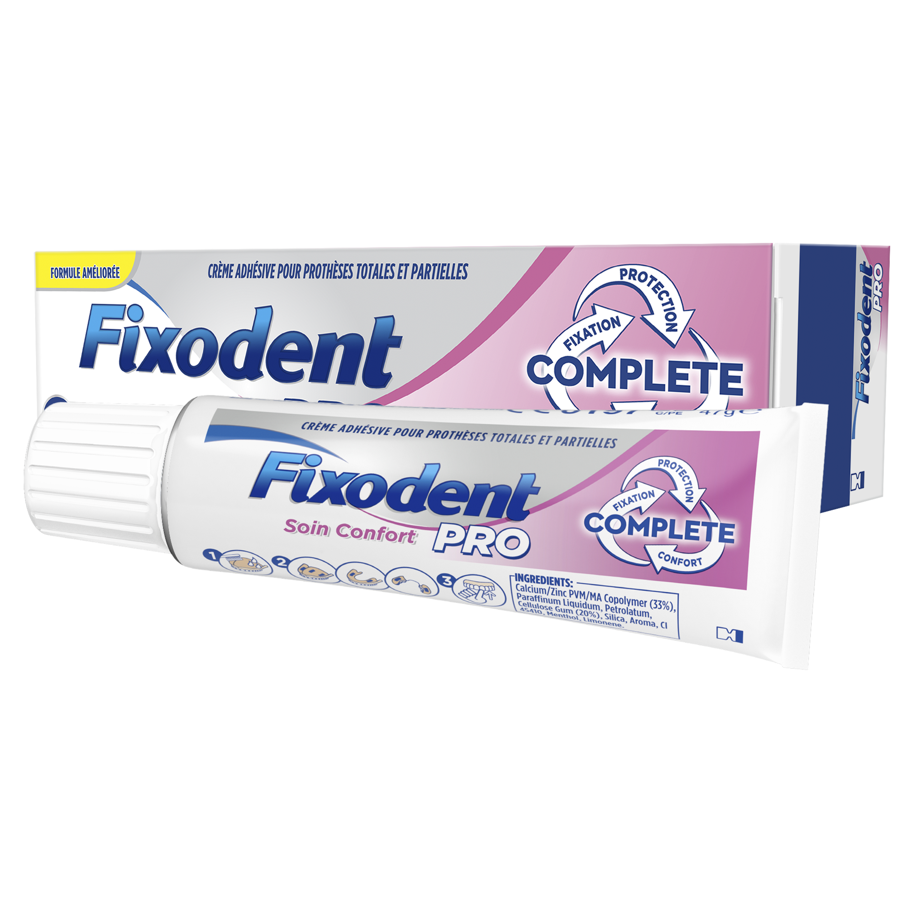 Fixodent Pro Crème Adhésive pour Prothèses