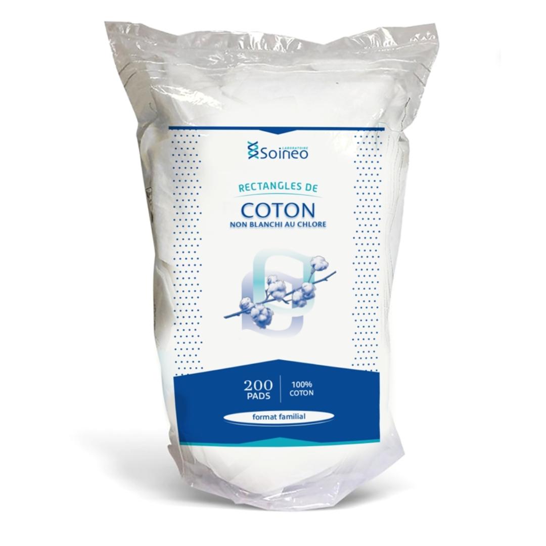 rectangles de coton pad sachet de 200 - Pharmazon