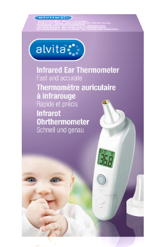 thermomètre auriculaire infrarouge - Pharmazon