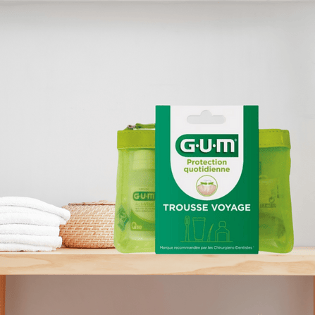 La trousse dentaire de voyage protection quotidienne de Gum