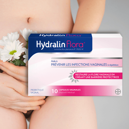 Les capsules Hydralin Flora pour prévenir les infections vaginales à répétition