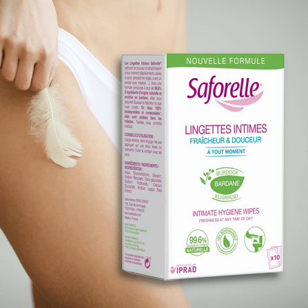 Les lingettes intimes Saforelle pour apporter fraîcheur et confort